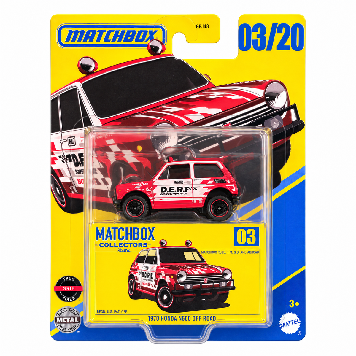 Matchbox Collectors 1970 Honda N600 Off Road 1:64 Scale #03