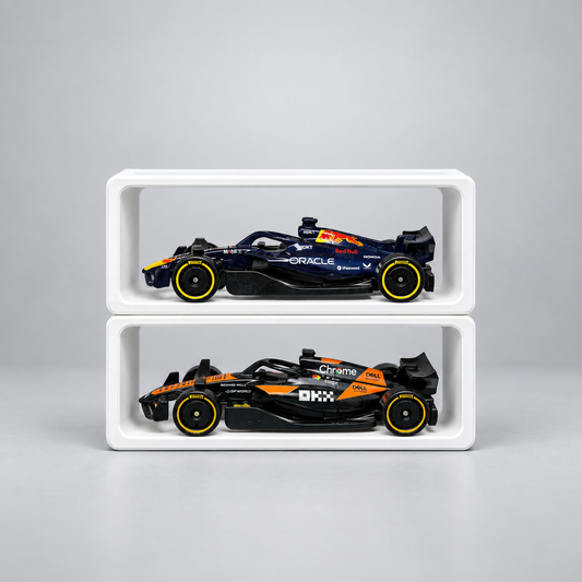 Pit Box Stackable Display Frame for 1:64 F1 Cars