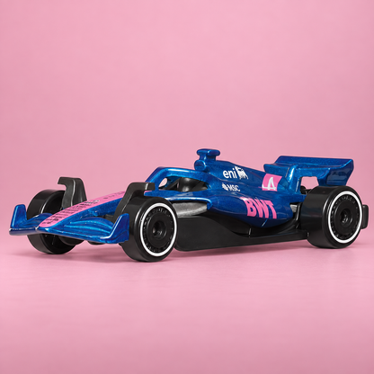 Alpine 2025 Hot Wheels F1 car, 1:64 scale