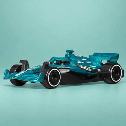 Aston Martin 2025 Hot Wheels F1 car, 1:64 scale