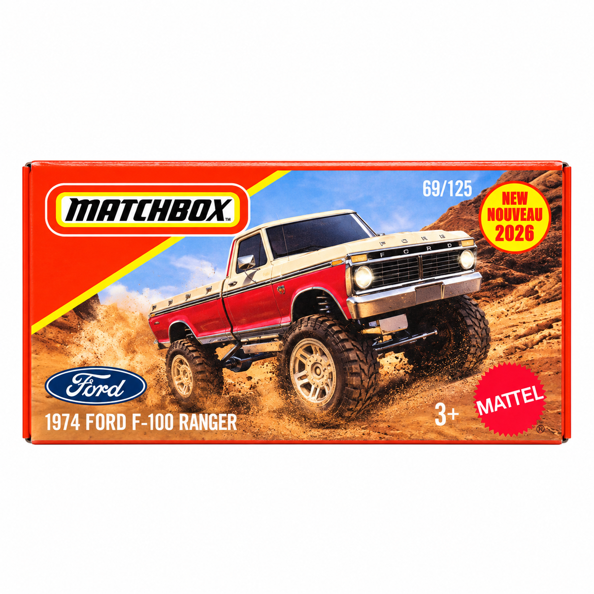 Matchbox 1974 Ford F-100 Ranger Mainline 1:64 Scale #69