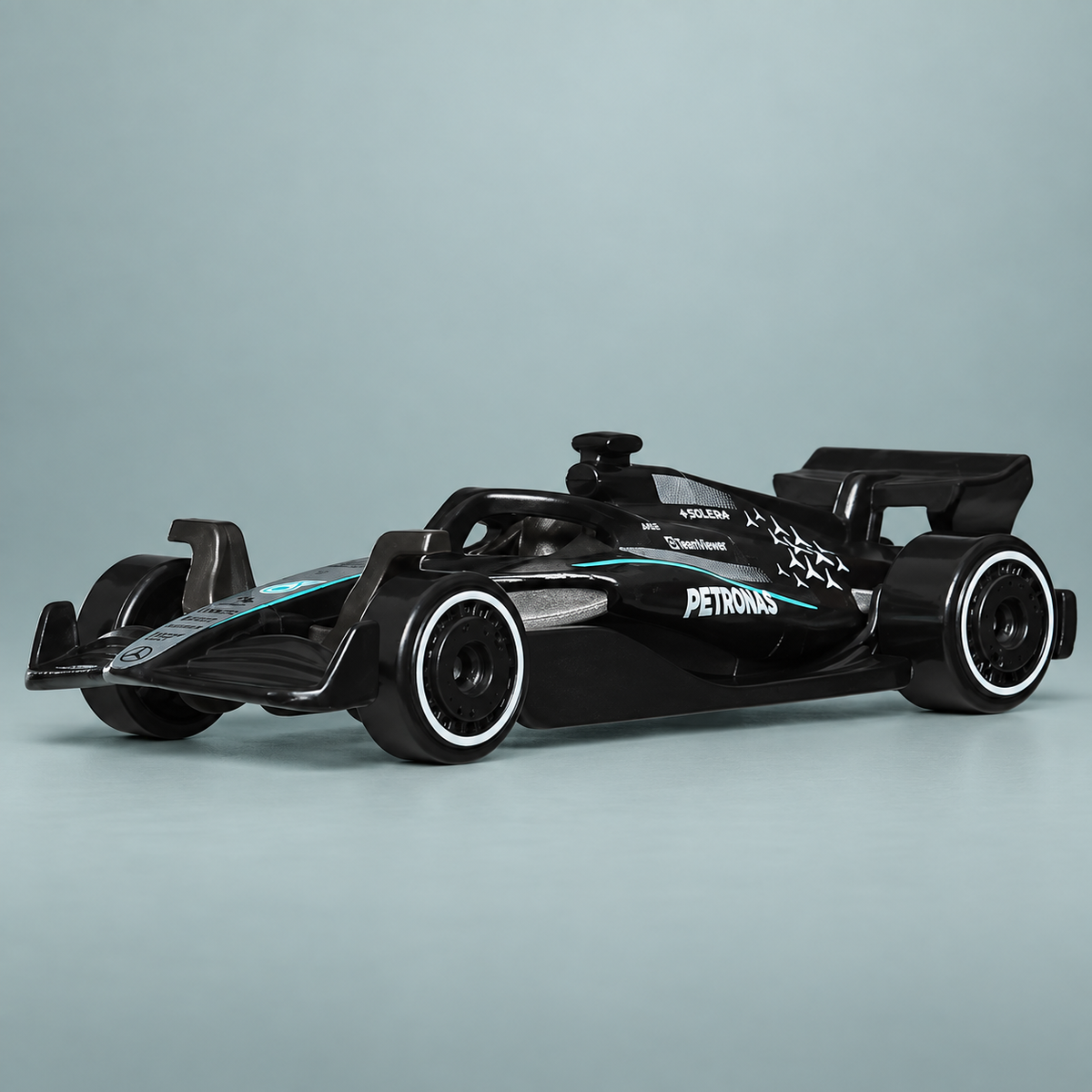 Mercedes 2025 Hot Wheels F1 car, 1:64 scale