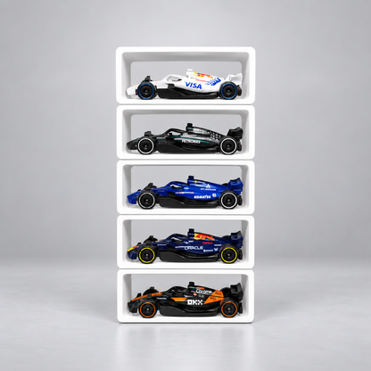 Pit Box Stackable Display Frame for 1:64 F1 Cars